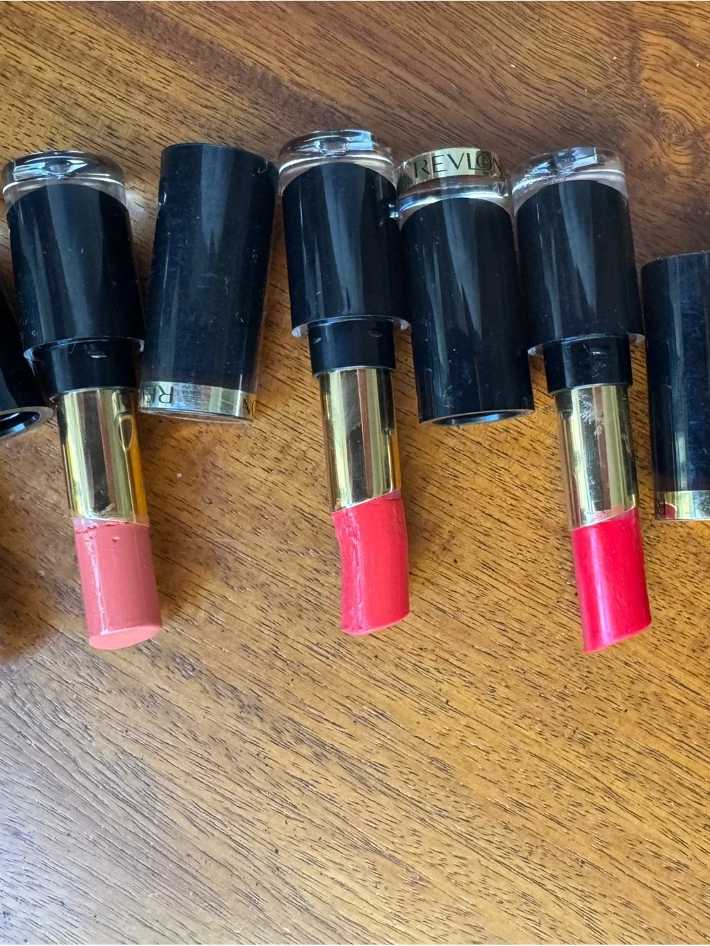 Set of 5 Revlon super lustrous lipsticks